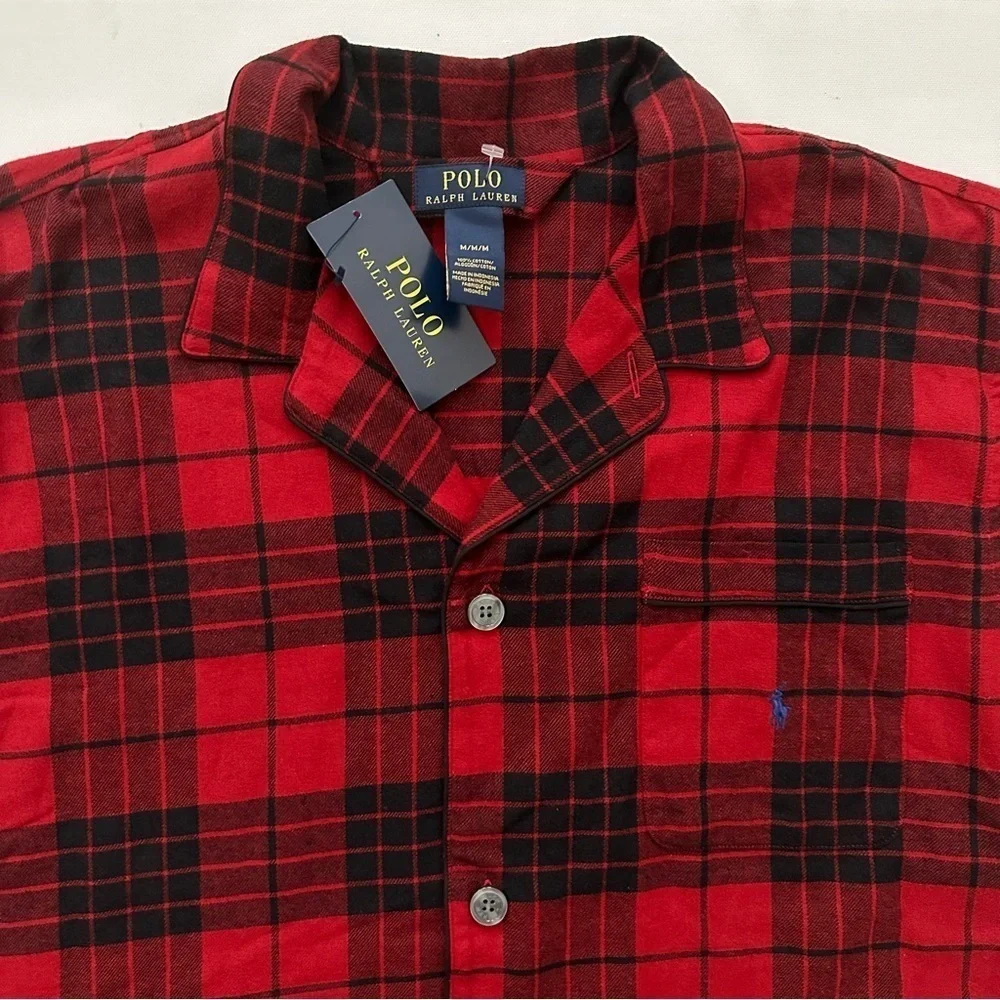 Polo Ralph Lauren Men’s Flannel Pajama Top Size L